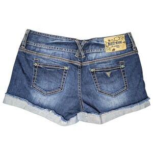 Guess Jeans 29 Cotton Denim Blue Jean Shorts Boho Y2K Retro Summer Western